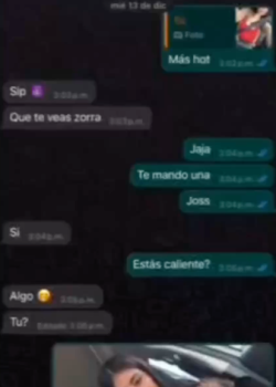 Asi de caliente se puso el chat + video 10