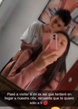 Pendejita se graba cogiendo con el ex y pasa el video. 18