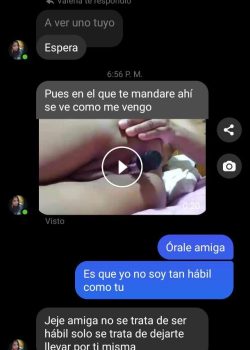Putitas se pasan videos masturbando y dando consejos. 19