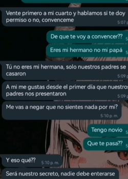 El Chat Con Mi Hermanastra Pequeña se puso hot 8