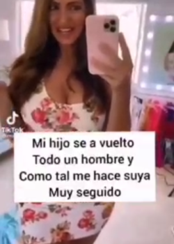 Madre pervertida le gusta follar con su hijo y hacer videos. 3